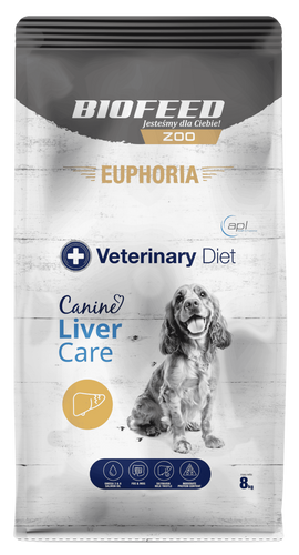Karma sucha Euphoria Veterinary Diet Canine Liver Care 8 kg
