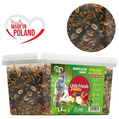 Little Friends Menu - pokarm owocowy dla gryzoni i królików