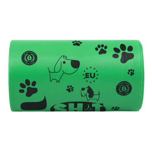 Woreczki na odchody Shit Happens - zielone