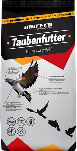 BIOFEED Karma dla gołębi BEZ PSZENICY i KUKURYDZY '16 25 kg