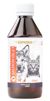 Olej z łososia dla psa i kota EUPHORIA Salmon Oil 250 ml