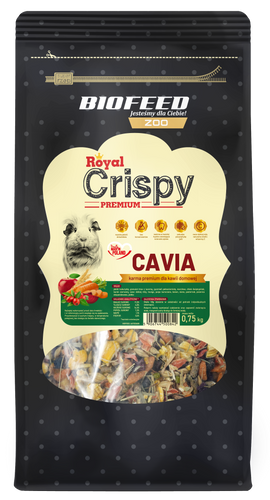 Karma dla kawii domowej BIOFEED Royal Crispy Premium Cavia 0,75 kg