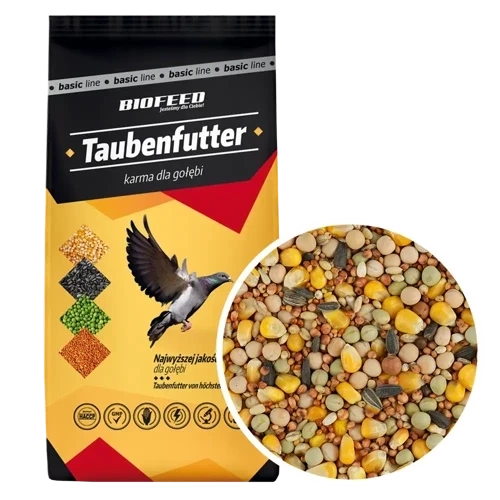 BIOFEED Karma dla gołębi BASIC (bez pszenicy) 25 kg