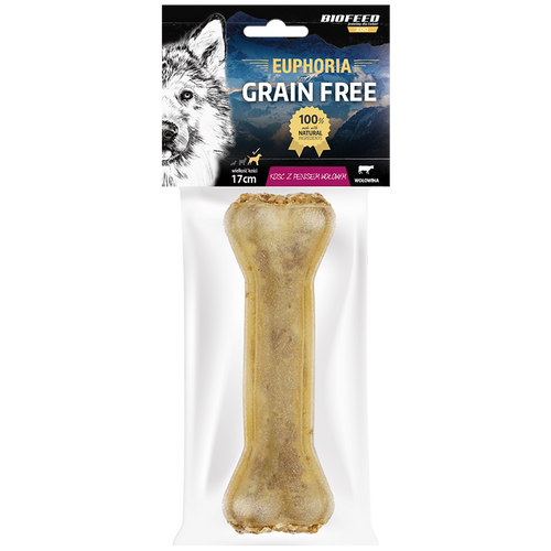 Kość dla psa z penisem wołowym 17 cm