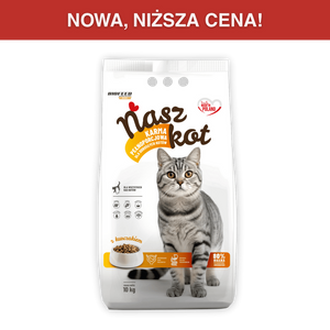 Sucha karma NASZ KOT z kurczakiem 10 kg