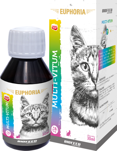 BIOFEED Euphoria Multiwitamina dla kota Multi-Vitum 30 ml