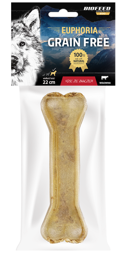 Kość dla psa ze żwaczem 22 cm