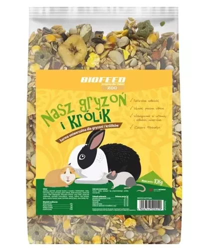 Nasz Gryzoń i Królik uniwersalna karma dla królików i gryzoni 1 kg