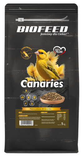 Pokarm dla kanarków BIOFEED Premium 1 kg