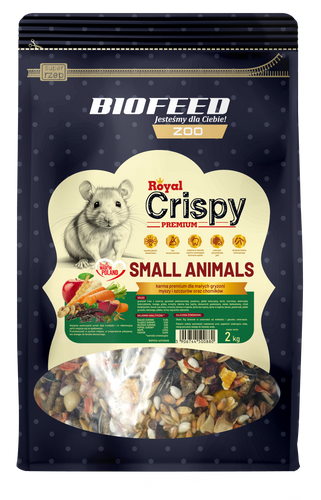 Karma dla chomika myszy i szczura BioFeed Royal Crispy Premium 2 kg