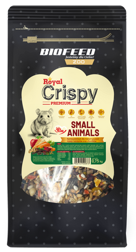 Karma dla chomika myszy i szczura BioFeed Royal Crispy Premium 0,75 kg
