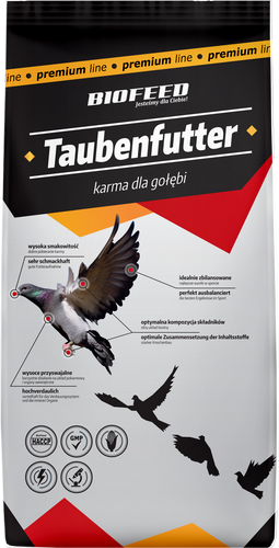 BIOFEED Karma dla gołębi JUNIOR ODCHOWOWA I (do 3 tygodnia) 25 kg