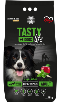 Karma dla psa Tasty Dogs Life z jagnięciną 12 kg (średnie i duże rasy)