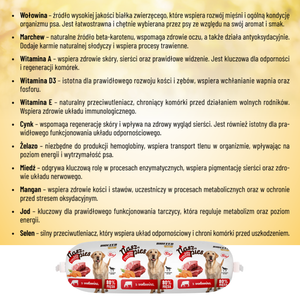 SMARTPACK: Nasz Pies Baton z wołowiną 20 x 1000 g + dostawa GRATIS