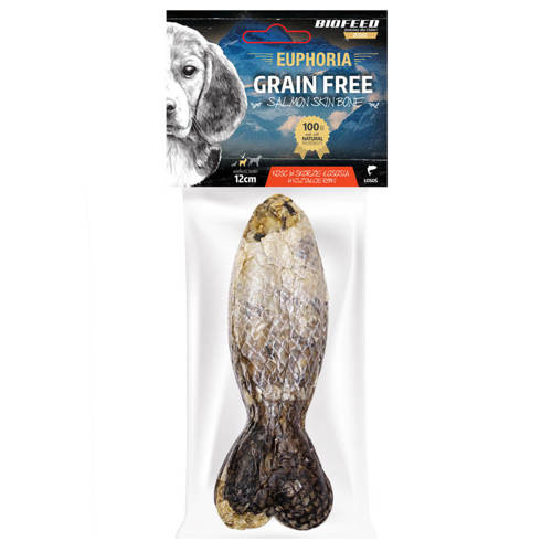 Kość dla psa gryzak w kształcie rybki 12 cm