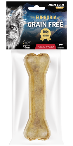 Kość dla psa ze żwaczem 10 cm