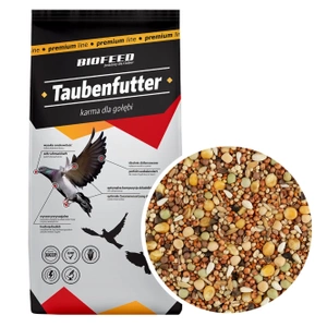 BIOFEED Karma dla gołębi KRÓTKODZIOBY (bez pszenicy) 25 kg