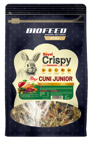 Karma dla młodego królika BioFeed Royal Crispy Premium 2 kg